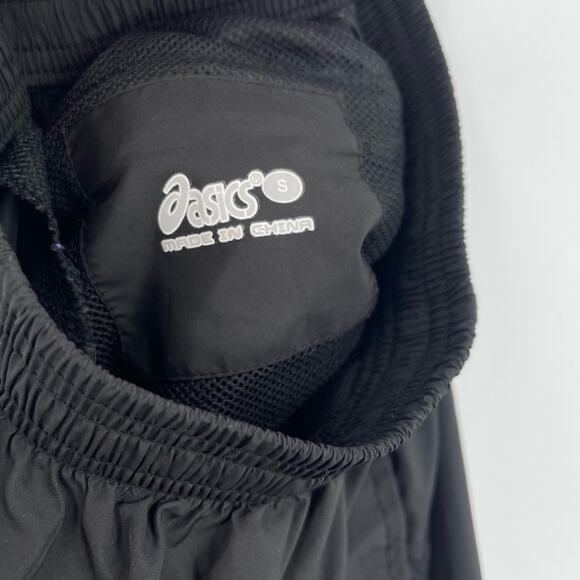 Asics Nylon Gym Pants Black Small High Rise - Picture 3 of 6